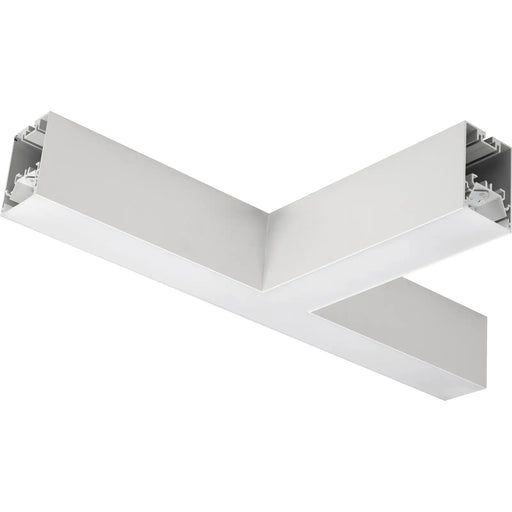 Luceco Contour Suspended - Contour 568mm suspended T connector module 1800lumens with fixed output driver finished in white