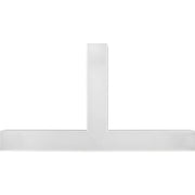 Luceco Contour Suspended - Contour 568mm suspended T connector module 1800lumens with fixed output driver finished in white