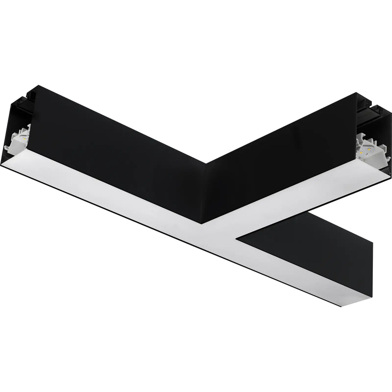 Luceco Contour Suspended - Contour 568mm suspended T connector module 1800lumens with fixed output driver finished in black
