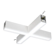 Luceco Contour Suspended - Contour 568mm suspended X connector module 2400lumens with fixed output driver finished in white