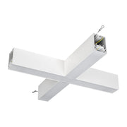 Luceco Contour Suspended - Contour 568mm suspended X connector module 2400lumens with fixed output driver finished in white