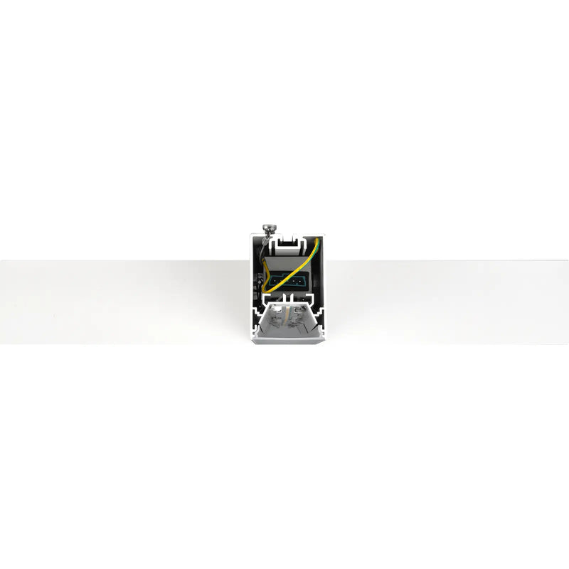 Luceco Contour Suspended - Contour 568mm suspended X connector module 2400lumens with fixed output driver finished in white