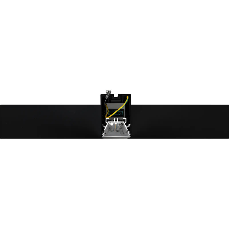 Luceco Contour Suspended - Contour 568mm suspended X connector module 2400lumens with fixed output driver finished in black