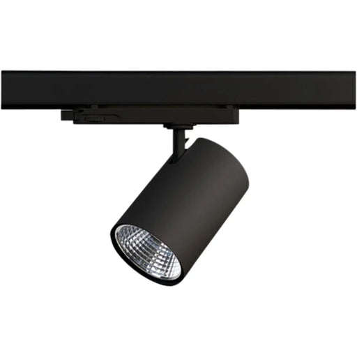 Luceco 3 Circuit Track - Track Spot Circular 3 Circuit Black Wide (40 Degree) 1650lm 11w 4000k