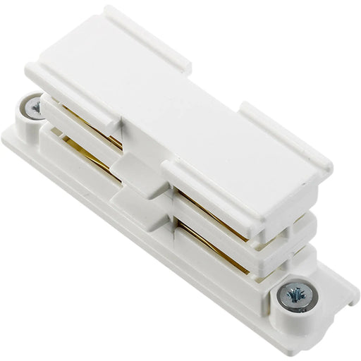 Luceco 3 Circuit Track - Track Straight Connector White