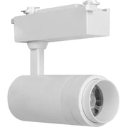 Luceco Single Circuit Track - Single circuit track spot 900lm 12w 4000k white adjustable beam angle