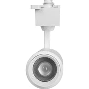 Luceco Single Circuit Track - Single circuit track spot 900lm 12w 4000k white adjustable beam angle