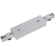 Luceco Single Circuit Track - Single circuit track straight connector accessory white