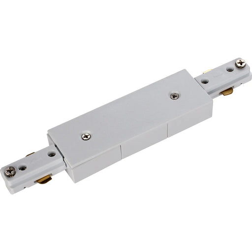 Luceco Single Circuit Track - Single circuit track straight connector accessory white