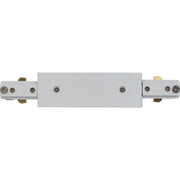 Luceco Single Circuit Track - Single circuit track straight connector accessory white