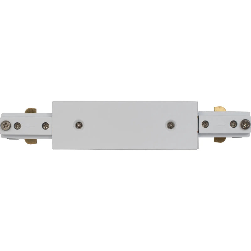 Luceco Single Circuit Track - Single circuit track straight connector accessory white