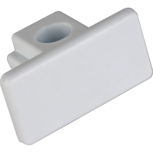 Luceco Single Circuit Track - Single circuit track end cap accessory white