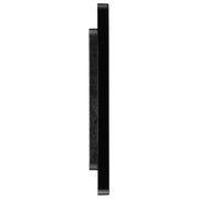 BG Electrical Evolve Black Chrome - Double, blank plate