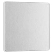BG Electrical Evolve Brushed Steel - Single, blank plate