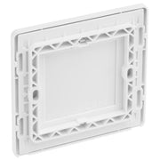 BG Electrical Evolve Brushed Steel - Single, blank plate