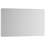 BG Electrical Evolve Brushed Steel - Double, blank plate