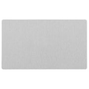 BG Electrical Evolve Brushed Steel - Double, blank plate