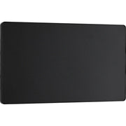 BG Electrical Evolve Matt Black - Double, blank plate