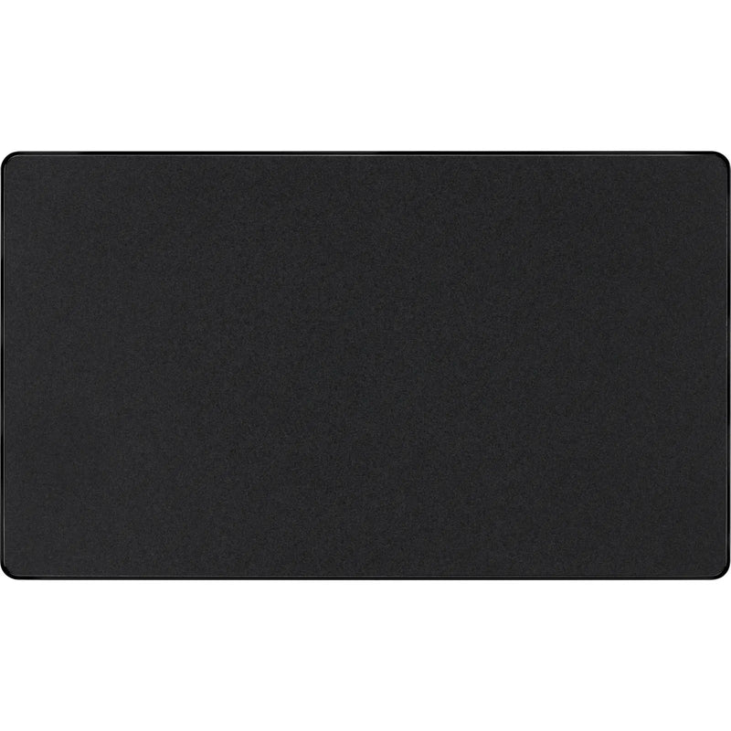 BG Electrical Evolve Matt Black - Double, blank plate