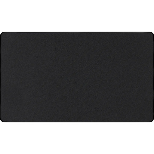BG Electrical Evolve Matt Black - Double, blank plate