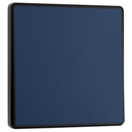 BG Electrical Evolve Matt Blue - Single, 2 way switch, edge rocker