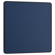 BG Electrical Evolve Matt Blue - Single, blank plate