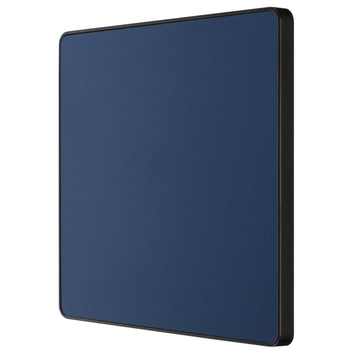 BG Electrical Evolve Matt Blue - Single, blank plate