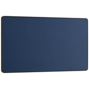 BG Electrical Evolve Matt Blue - Double, blank plate