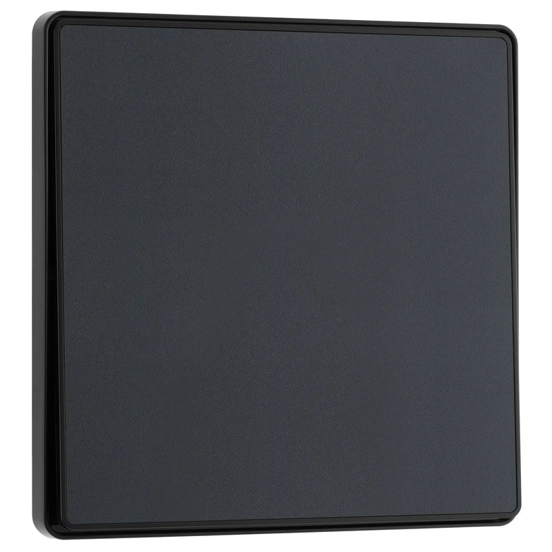 BG Electrical Evolve Matt Grey - Single, 2 way switch, edge rocker