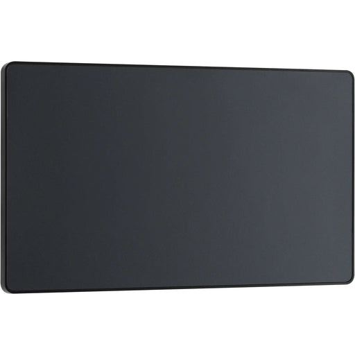 BG Electrical Evolve Matt Grey - Double, blank plate