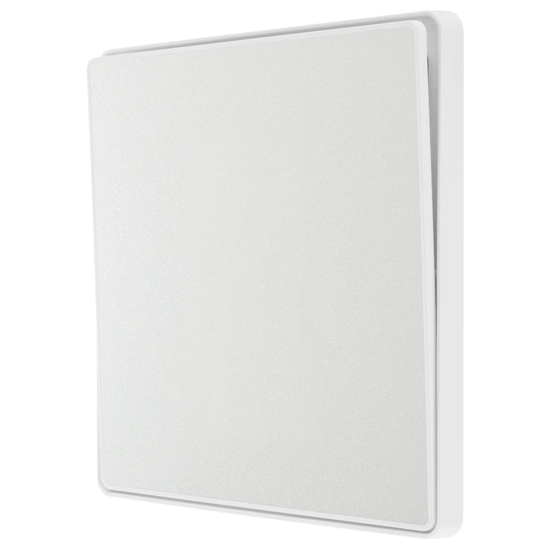 BG Electrical Evolve Pearlescent White - Single, 2 way switch, edge rocker