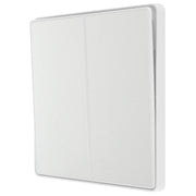 BG Electrical Evolve Pearlescent White - Double, 2 way switch, edge rocker