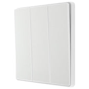BG Electrical Evolve Pearlescent White - Triple, 2 way switch, edge rocker