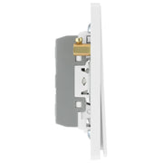 BG Electrical Evolve Pearlescent White - Triple, 2 way switch, edge rocker