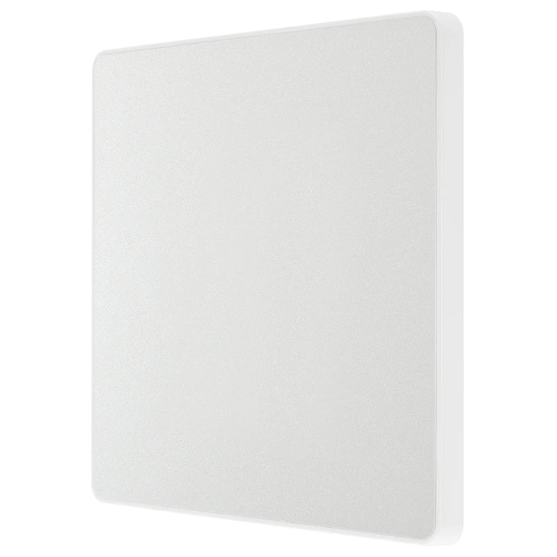 BG Electrical Evolve Pearlescent White - Single, blank plate