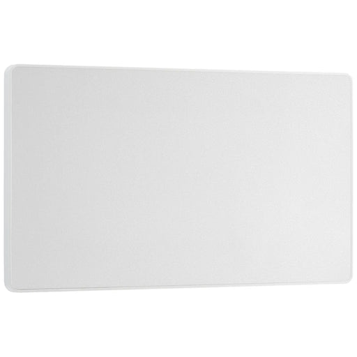 BG Electrical Evolve Pearlescent White - Double, blank plate
