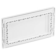 BG Electrical Evolve Pearlescent White - Double, blank plate