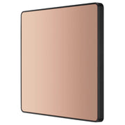 BG Electrical Evolve Polished Copper - Single, blank plate