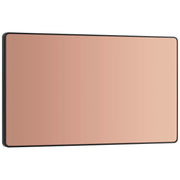 BG Electrical Evolve Polished Copper - Double, blank plate