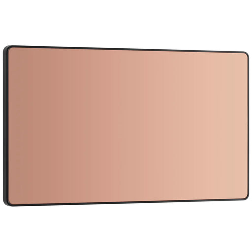 BG Electrical Evolve Polished Copper - Double, blank plate