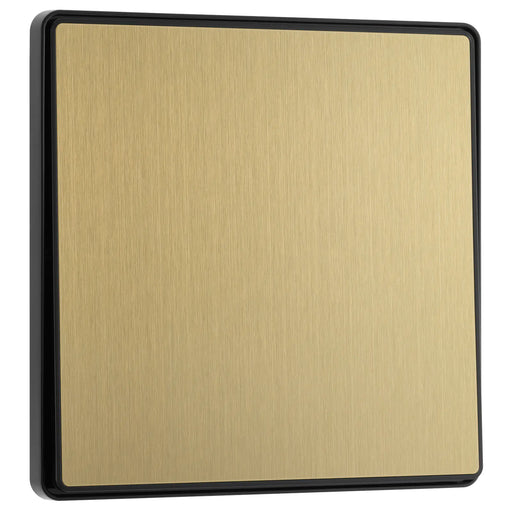 BG Electrical Evolve Satin Brass - Single, 2 way switch, edge rocker
