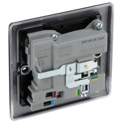 BG Electrical Nexus Metal Matt Black - Single, switched, single pole, with 1 x USB A + 1 x USB C