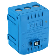 BG Circuit Protection Cp Connectors - 100A 5 Way Connector Block - Neutral - Blue