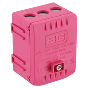 BG Circuit Protection Cp Connectors - 100A 5 Way Connector Block - Functional Earth - Pink