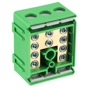 BG Circuit Protection Cp Connectors - 100A 5 Way Connector Block - Earth - Green
