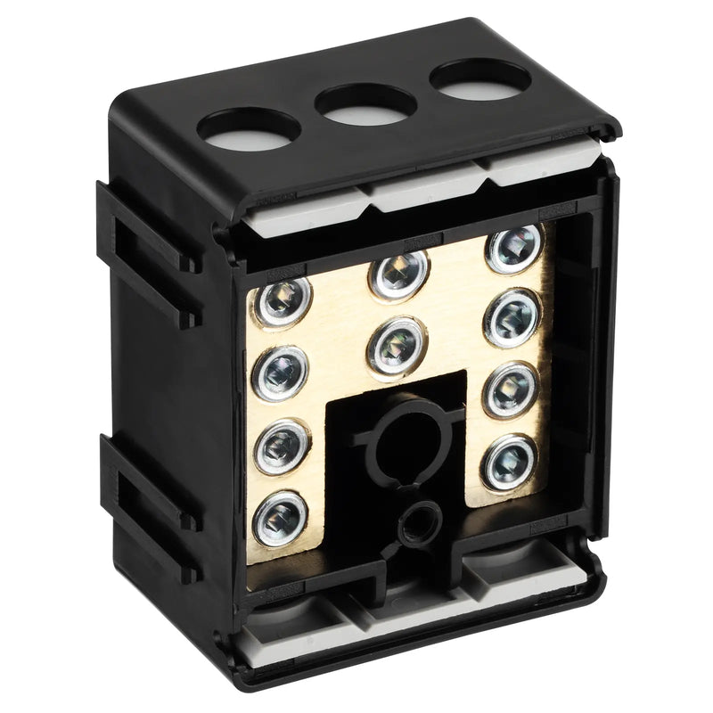 BG Circuit Protection Cp Connectors - 100A 5 Way Connector Block - L2 - Black