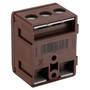BG Circuit Protection Cp Connectors - 100A 5 Way Connector Block - L1 - Brown
