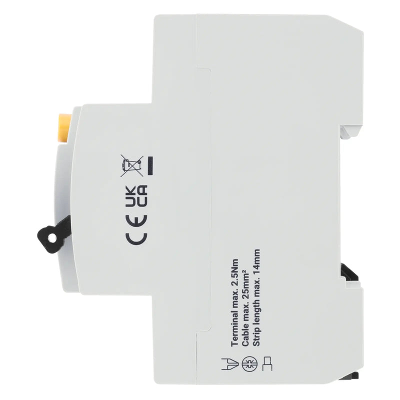 BG Circuit Protection RCD - Type B, Bidirectional RCD, Double Pole, 63A, 30mA, 2 Module