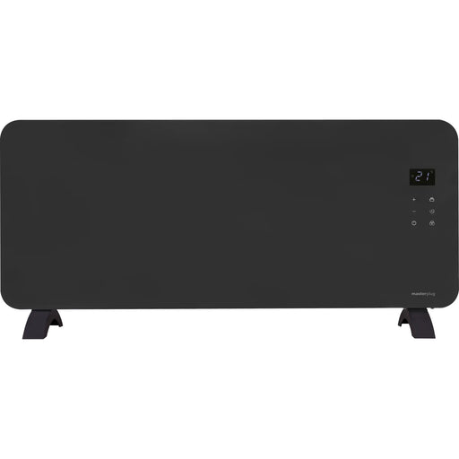 Masterplug Smart Energy - SmartEnergy Auraline. Glass Panel Heater, 2000W, Anthracite Grey