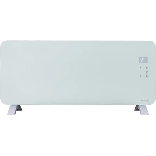 Masterplug Smart Energy - SmartEnergy Auraline. Glass Panel Heater, 2000W, Arctic White